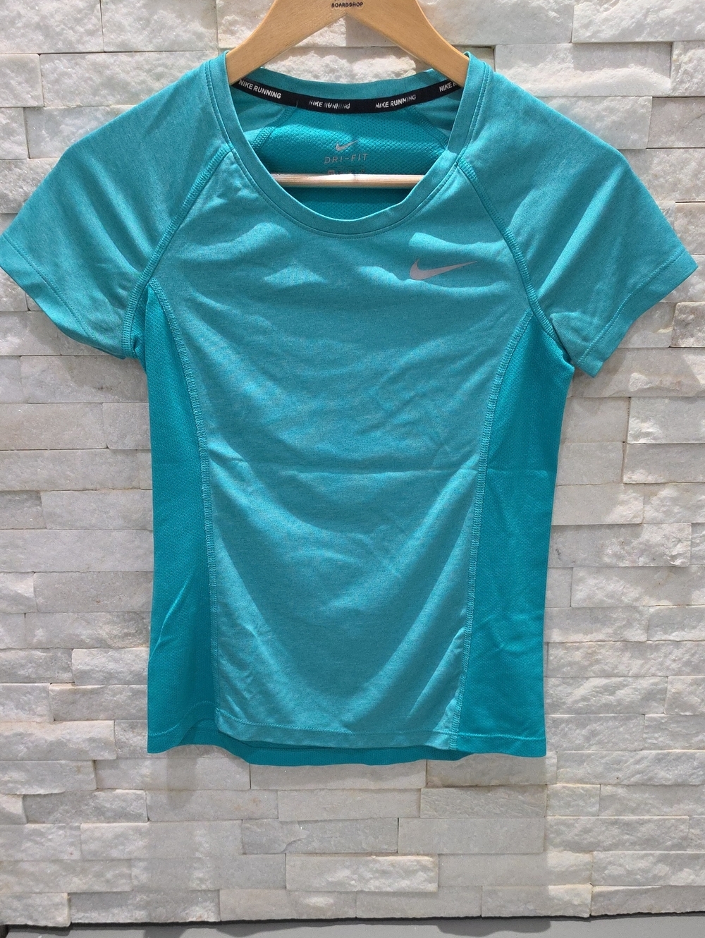 Nike Women's Short Sleeve Dri-FIT Top in Teal Blue